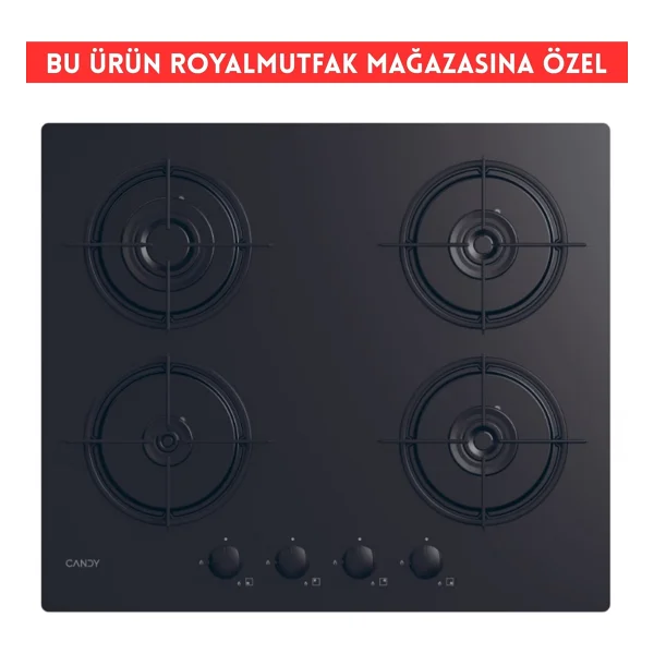 Hoover Palento Siyah Cam Dijital Ankastre Set (HO3158B+ Cand-Y CVW6BB + HDG6C1GBTK) - Görsel 3
