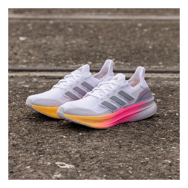 Adidas Ultraboost 5 Id8810 Beyaz-Pembe Erkek Koşu Ayakkabısı - Görsel 2