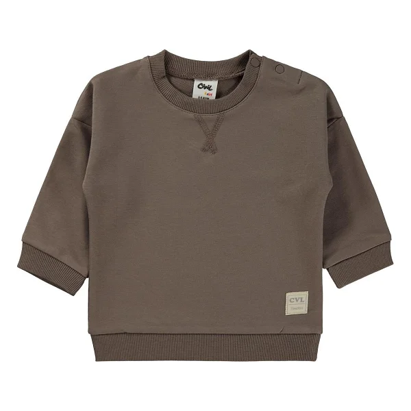 Civil Baby Civil Basic Timeless 6-18 Ay Sweatshirt - Yeşil-187 - 12 - 18 Ay - Görsel 6