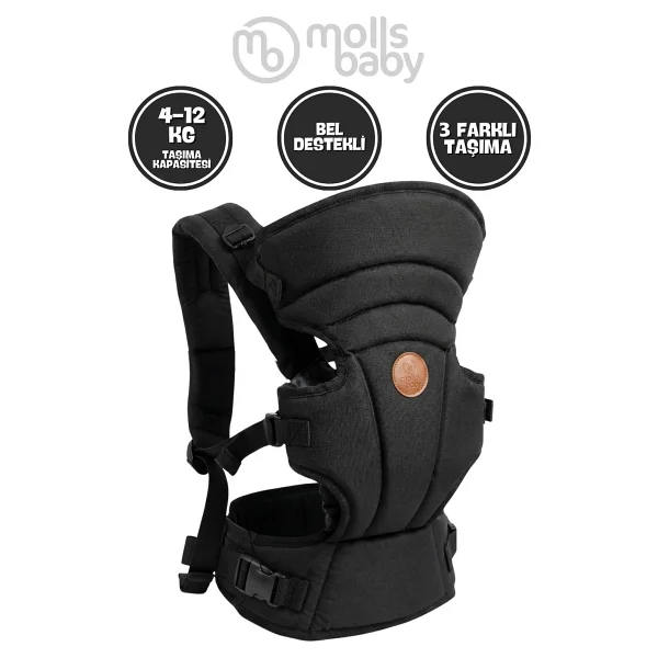 Babymol Premium Kanguru - Siyah - Görsel 2