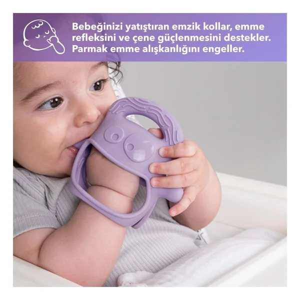 Mochi 2 İn 1 Gri Diş Kaşıyıcı - Görsel 6