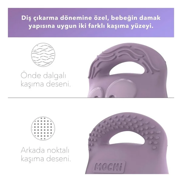 Mochi 2 İn 1 Gri Diş Kaşıyıcı - Görsel 8