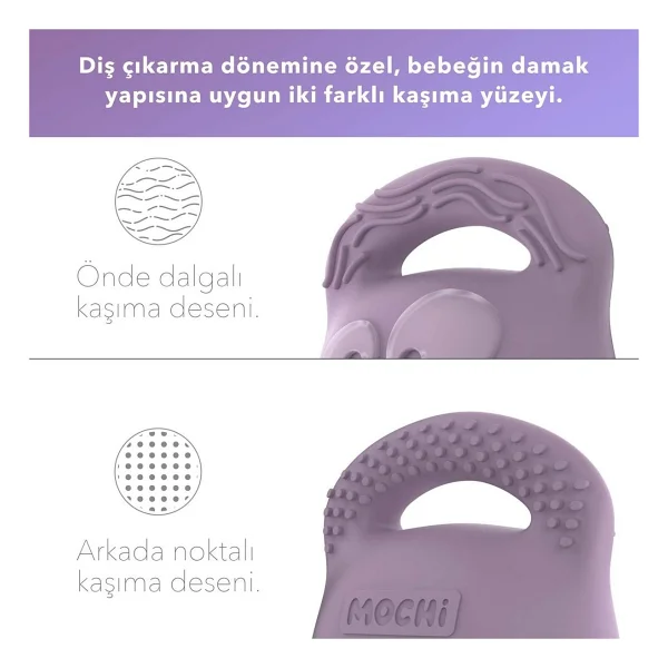 Mochi 2 İn 1 Gri Diş Kaşıyıcı - Görsel 9