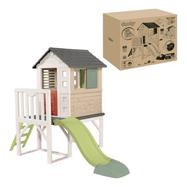 Smoby Life Kaydıraklı Bahçe Oyun Evi 810802 - Görsel 3