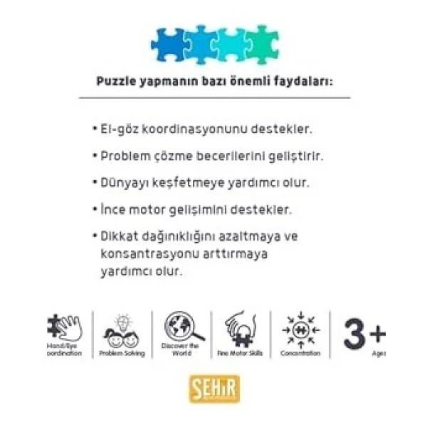 Ca Games Ca.7044 Zihin 1000 Parça Puzzle - Görsel 3