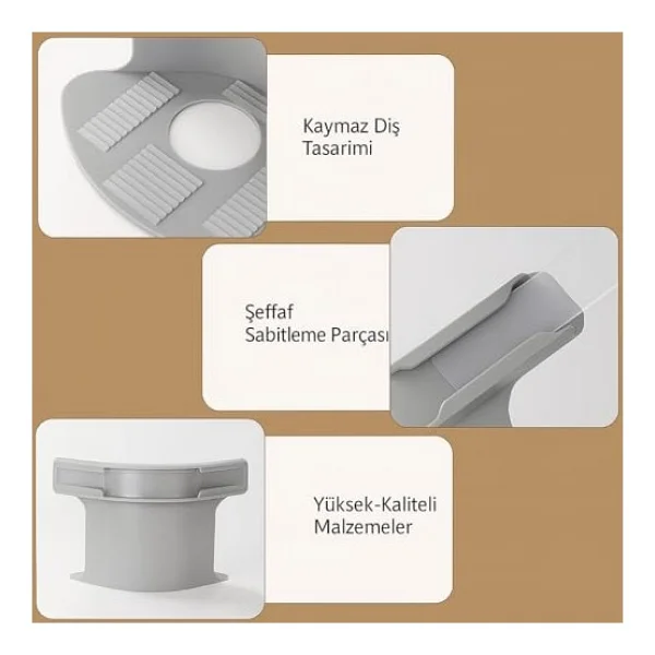 Uruchı Çarşaf Tutucu Aparat Seti (4'lü) - Çarşaf Klipsi, Çarşaf Kilitleyici, Yatak Çarşafı Sabitleyici, Dayanıklı Plastik Çarşaf Tutucu, Kolay Kurulum, Tüm Yatak Boyutlarına Uyumlu (Beyaz) - Görsel 4