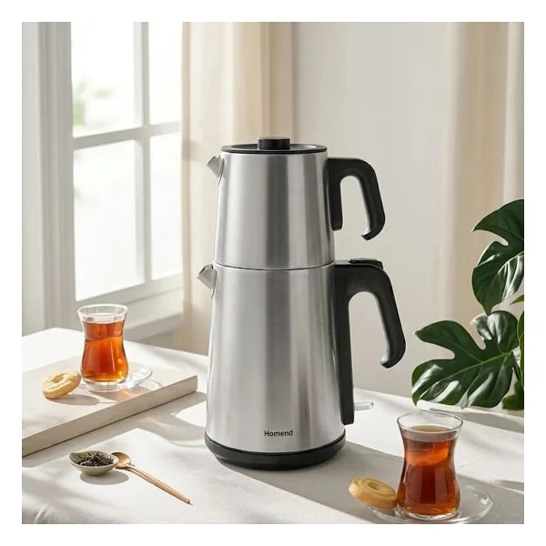 Homend Royaltea 1769h 1650 W Çelik Çay Makinesi - Görsel 5