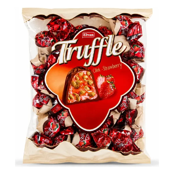 Elvan Truffle Çilekli Çikolata 1 Kg - Görsel 8