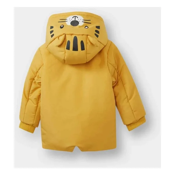 Defacto C7761a524wn Peluş Astarlı Kapüşonlu Erkek Bebek Şişme Mont - Görsel 5