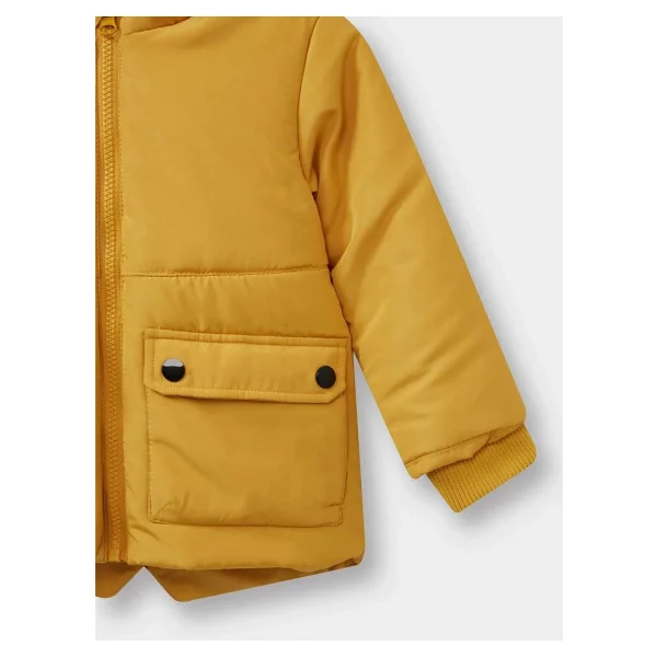Defacto C7761a524wn Peluş Astarlı Kapüşonlu Erkek Bebek Şişme Mont - Görsel 6