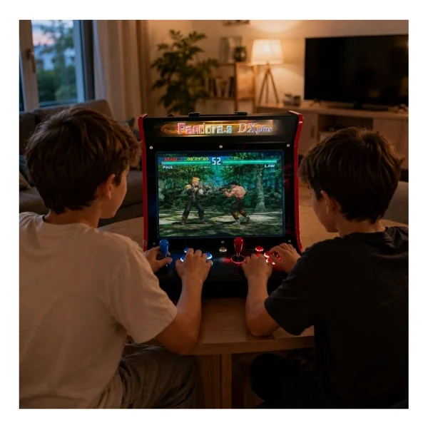 Schitec 4Khd 3D Pandora 9800 Arcade Oyunlu Taşınabilir Pandora Masaüstü Kabinli 17İnç Atari Makinası - Görsel 3
