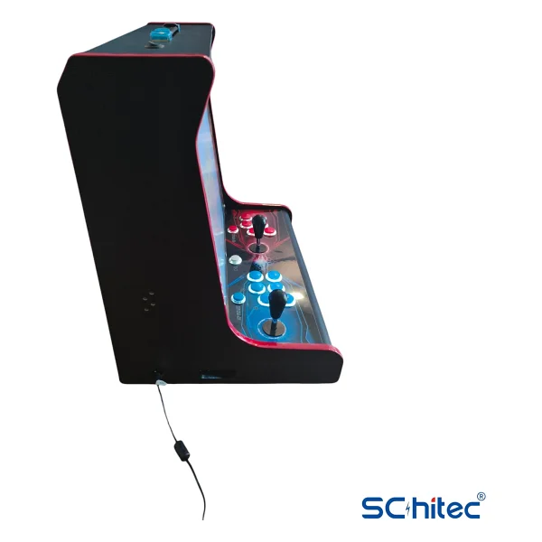 Schitec 4Khd 3D Pandora 9800 Arcade Oyunlu Taşınabilir Pandora Masaüstü Kabinli 17İnç Atari Makinası - Görsel 5
