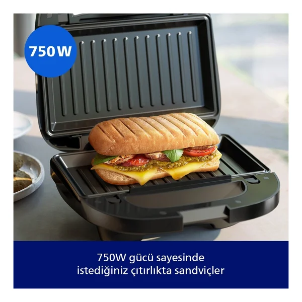 Philips 5000 Serisi Sandviç Makinesi - Siyah - Görsel 3