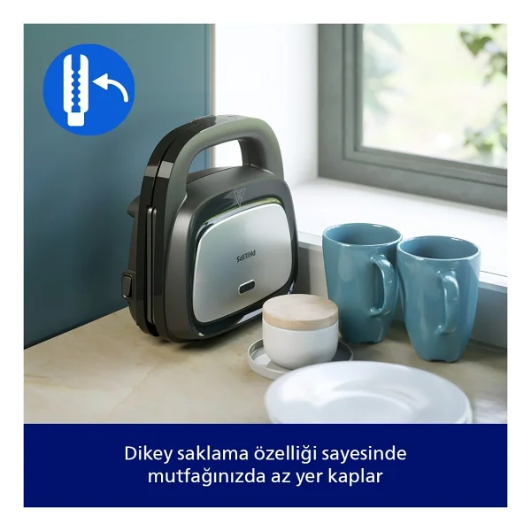 Philips 5000 Serisi Sandviç Makinesi - Siyah - Görsel 6