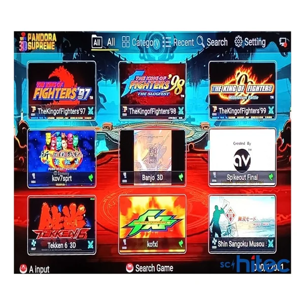 Schitec 4K Arcade Station 3D Supreme 18000 Oyunlu Tv Baglanan Atari Makinası - Görsel 9