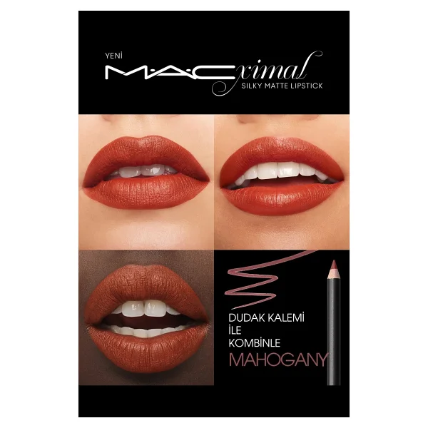 M.A.C Macximal Silky Matte Marrakesh Stick Ruj - Görsel 5