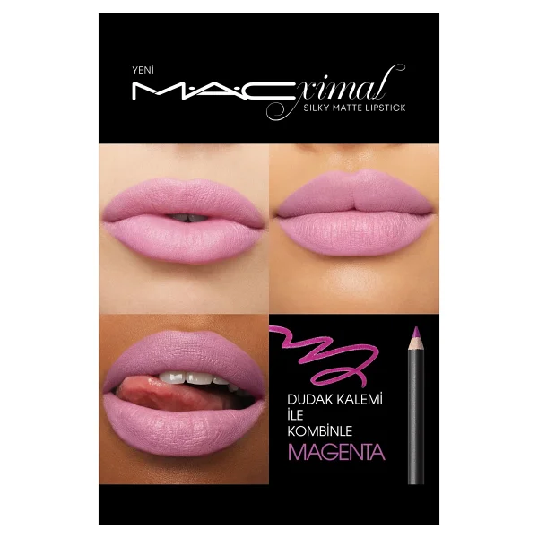 M.A.C Macximal Silky Matte Snob Stick Ruj - Görsel 5