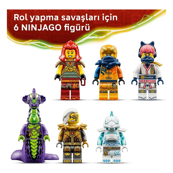 Lego 71868 Ninjago Wyldfyre'ın Dönüşen Ejderha Robotu - Görsel 8