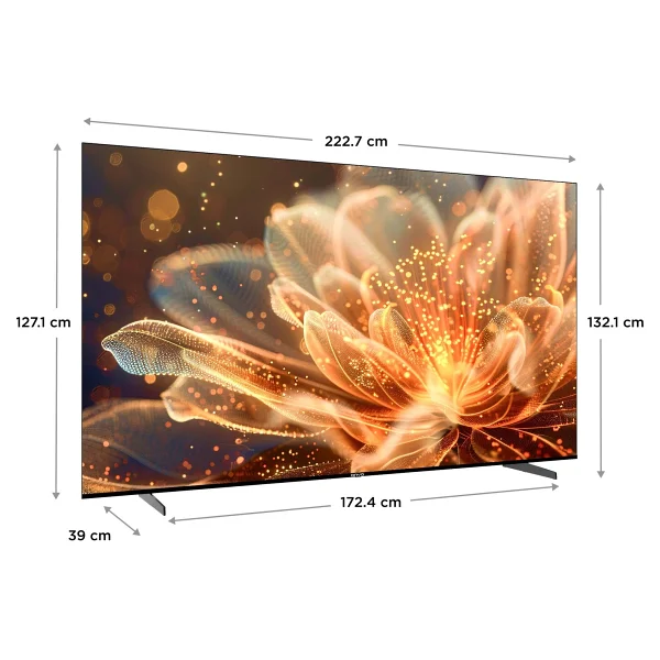 Onvo 100vq90f3ub Frameless 4K Ultra HD 100" 254 Ekran Uydu Alıcılı Googşe Smart QLED TV - Görsel 3