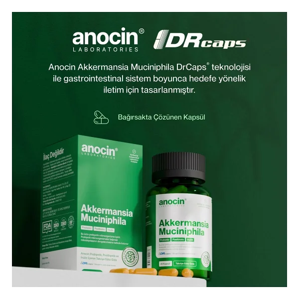 Anocin Akkermansia Muciniphila 20 Kapsül - Görsel 8