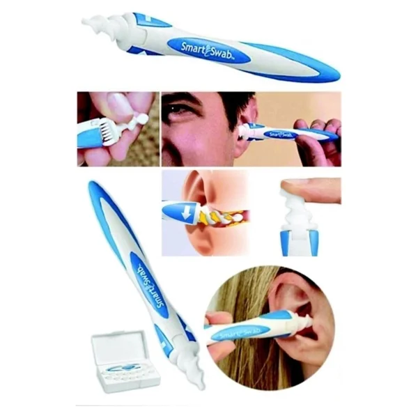 Uravas Store Smart Swab 16 Başlıklı Pratik Kulak Temizleme Aleti Aparatı Seti - Görsel 3