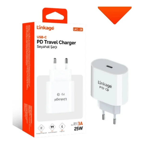 Linkage Lkc-28 25 W Type-C Hızlı Şarj Adaptörü - Görsel 2