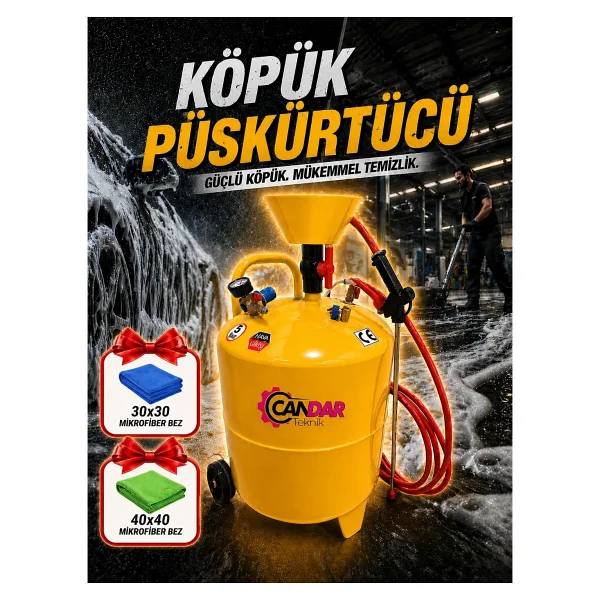 Ottomax Profesyonel 100 Litre Köpük Tankı Püskürtme Tankı Otx100 Pro Seri - Görsel 7