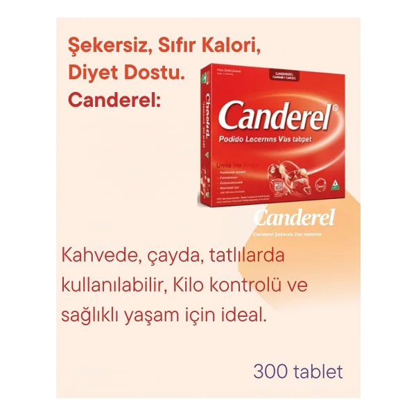 Canderel Tatlandırıcı 300 Tablet - Canderel Tatlandırıcı 100 Tablet - Görsel 6