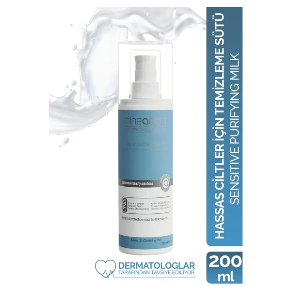 Mineaderm Sensitive Purifying Milk 200 Ml Hassas Ciltler İçin Temizleme Sütü - Görsel 3