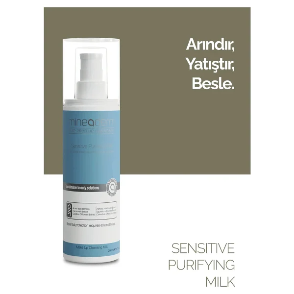 Mineaderm Sensitive Purifying Milk 200 Ml Hassas Ciltler İçin Temizleme Sütü - Görsel 6