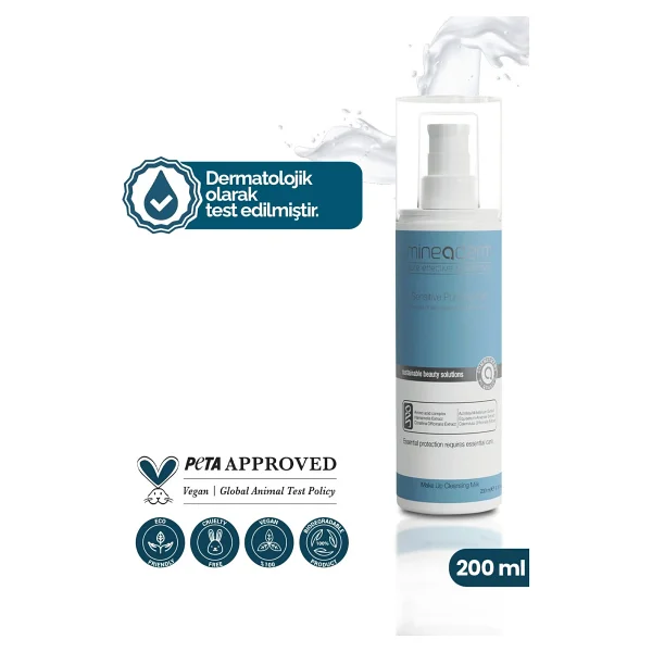 Mineaderm Sensitive Purifying Milk 200 Ml Hassas Ciltler İçin Temizleme Sütü - Görsel 8