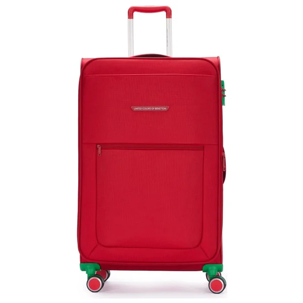 Benetton Bnt2800 Kumaş Kabin + Orta + Büyük Boy 3'lü Valiz Seti - Görsel 2