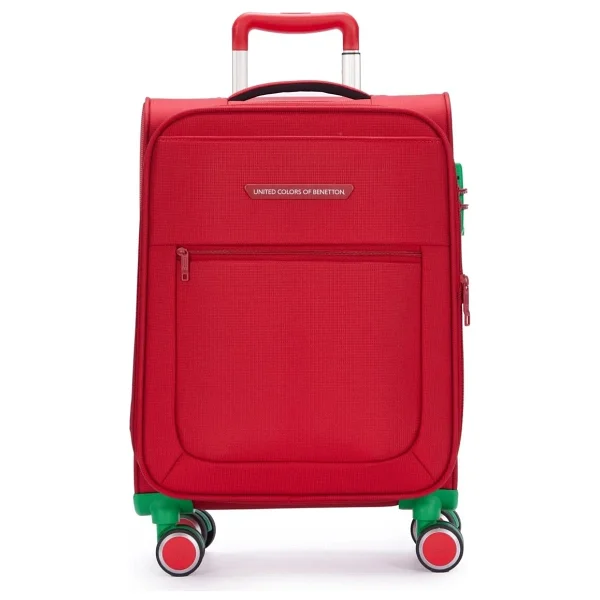 Benetton Bnt2800 Kumaş Kabin + Orta + Büyük Boy 3'lü Valiz Seti - Görsel 4