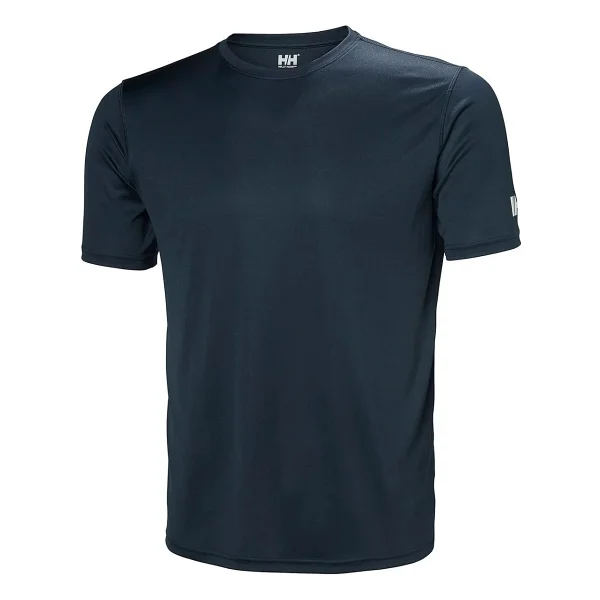 Helly Hansen Hh Tech 2.0 Hha.49584-597 Lacivert Kısa Kollu Bisiklet Yaka Erkek Tişört - Görsel 4