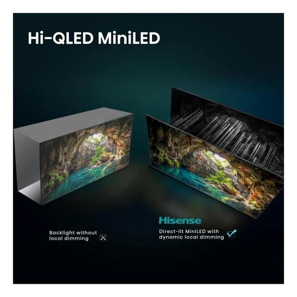 Hisense 55u7se 4K Ultra HD 55" 140 Ekran Uydu Alıcılı Smart Mini LED TV - Görsel 4