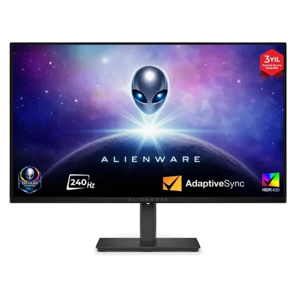 Dell Alienware Aw2726dm 27" 0.03 Ms 2k Pivot 240 Hz OLED Oyuncu Monitörü - Görsel 9