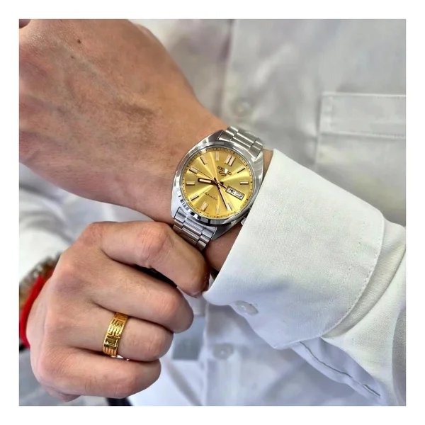 Seiko 5 Sports Snxs Srpl59 Altın Erkek Kol Saati - Görsel 5