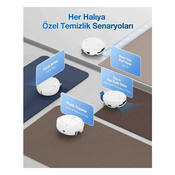 Ecovacs Deebot T80 Omni Çöp İstasyonlu Akıllı Robot Süpürge - Görsel 7