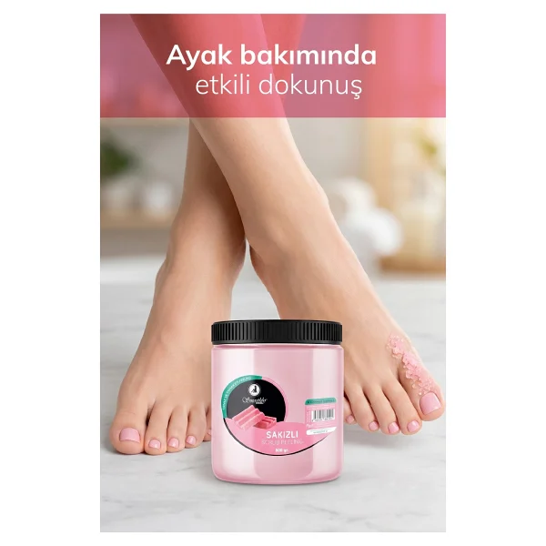 Smoothly Sakız Aromalı Canlandırıcı & Yumuşatıcı El Ayak Ve Vücut Bakım Peelingi 800gr - Görsel 2