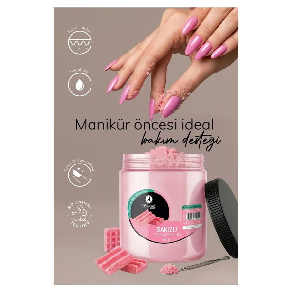 Smoothly Sakız Aromalı Canlandırıcı & Yumuşatıcı El Ayak Ve Vücut Bakım Peelingi 800gr - Görsel 3