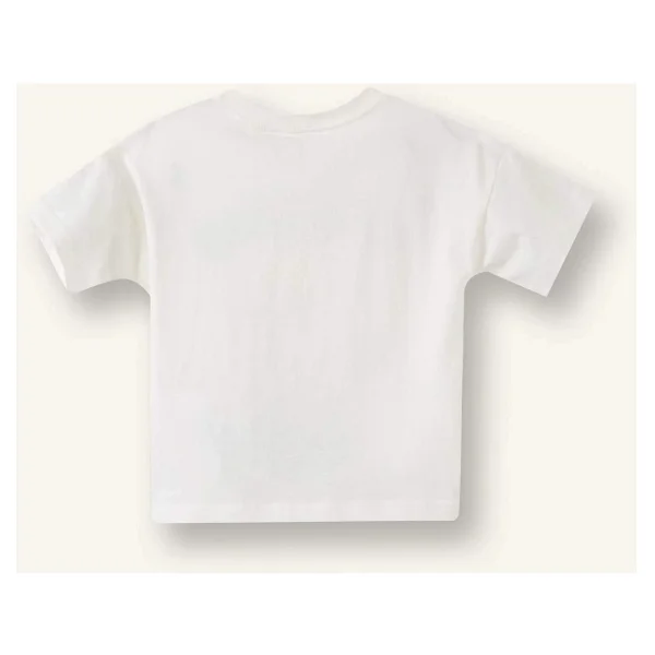Defacto %100 Pamuk Oversize Puf Baskılı Kısa Kollu Tişört Erkek Bebek H1255a526sm - Ekru-Er105 - 2 - 3 Yaş - Görsel 5