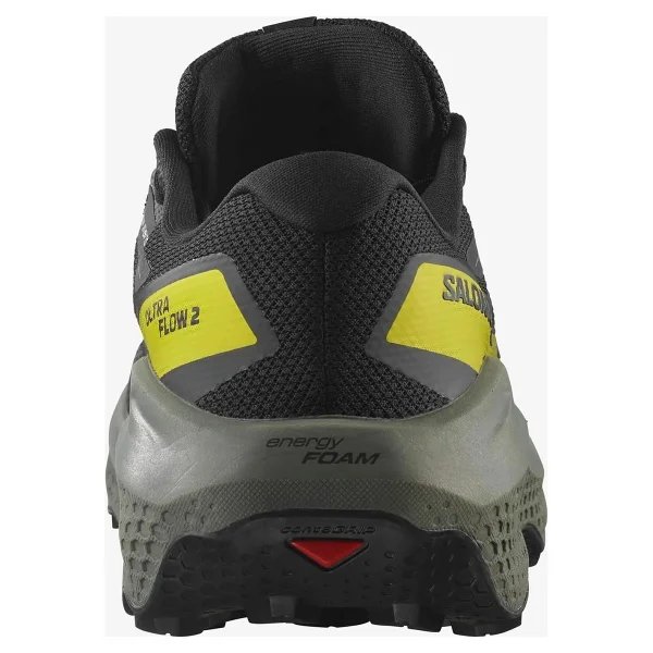 Salomon Ultra Flow 2 Gore-Tex L47883200 Siyah-Sarı Erkek Koşu Ayakkabısı - Görsel 5
