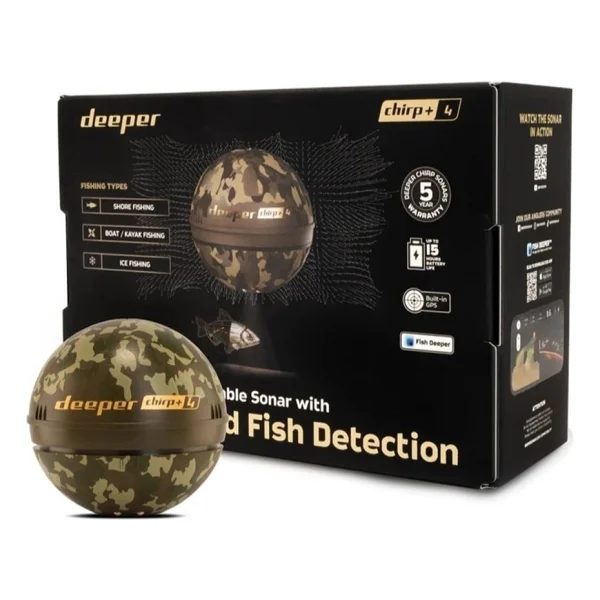 Deeper Smart Sonar Chırp+4 GPS Balık Bulucu - Görsel 8