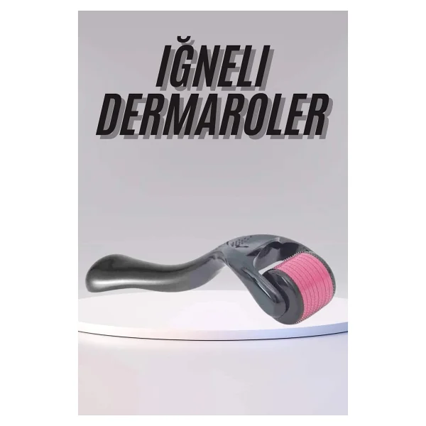 Renklime Derma Roller Titanyum Uçlu 540 Iğneli 1 mm Iğne