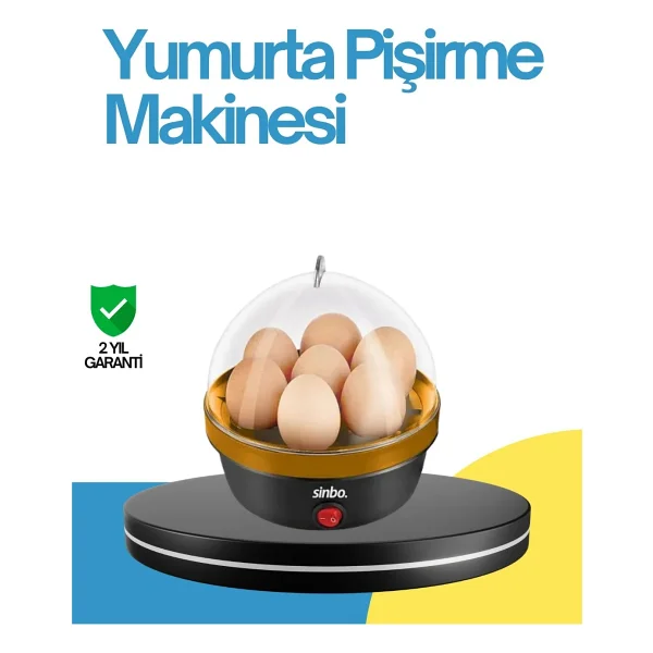 Astraltech 7 Yumurta Kapasiteli Yumurta Pişirme Makinesi Rafadan Orta Ve Katı - Görsel 2