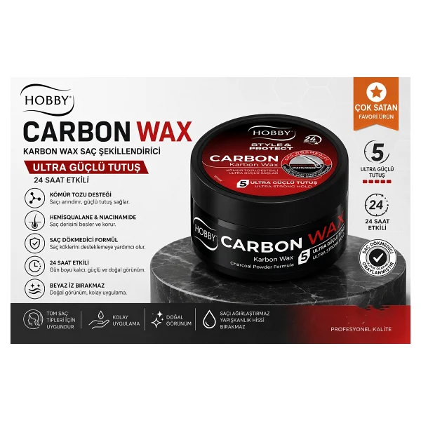 Hobby Style & Protect Carbon Wax 100 Ml - Görsel 3