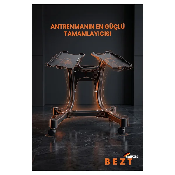 Bezt Pro Sports 40 Kg Ayarlanabilir Dambıl Standı - Görsel 5