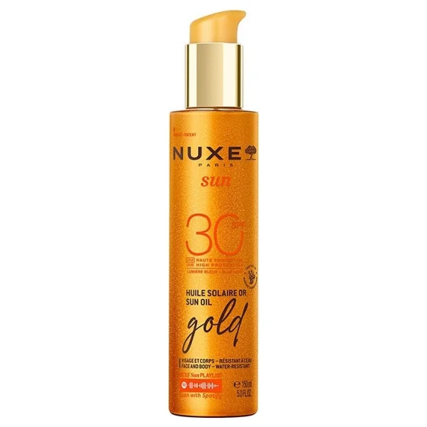 Nuxe Sun Gold Işıltılı 150 Ml 30 Faktör Bronzlaştırıcı Yağ - Görsel 3