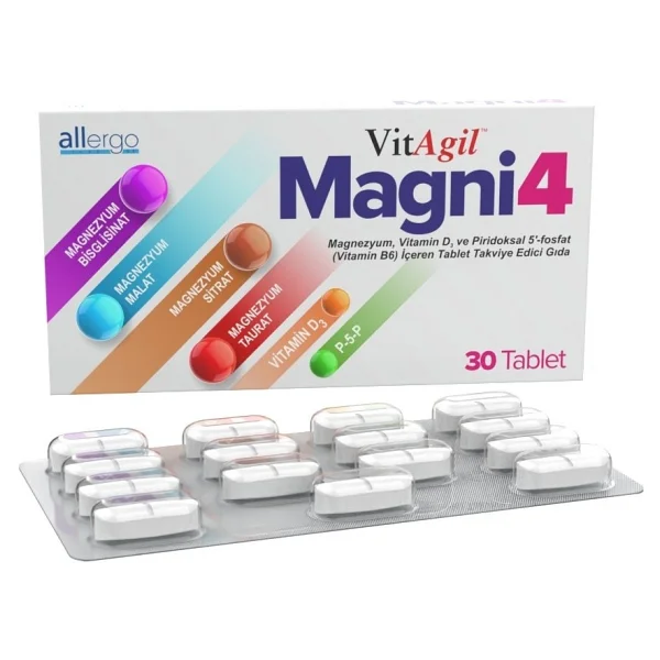 Vitagil Magni4 30 Tablet - Görsel 2