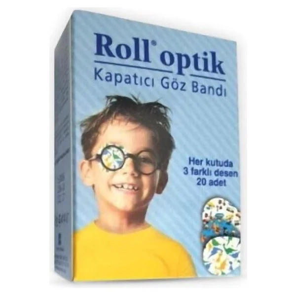 Roll Optik 20'li Erkek Çocuk Göz Kapama Bandı - Görsel 2